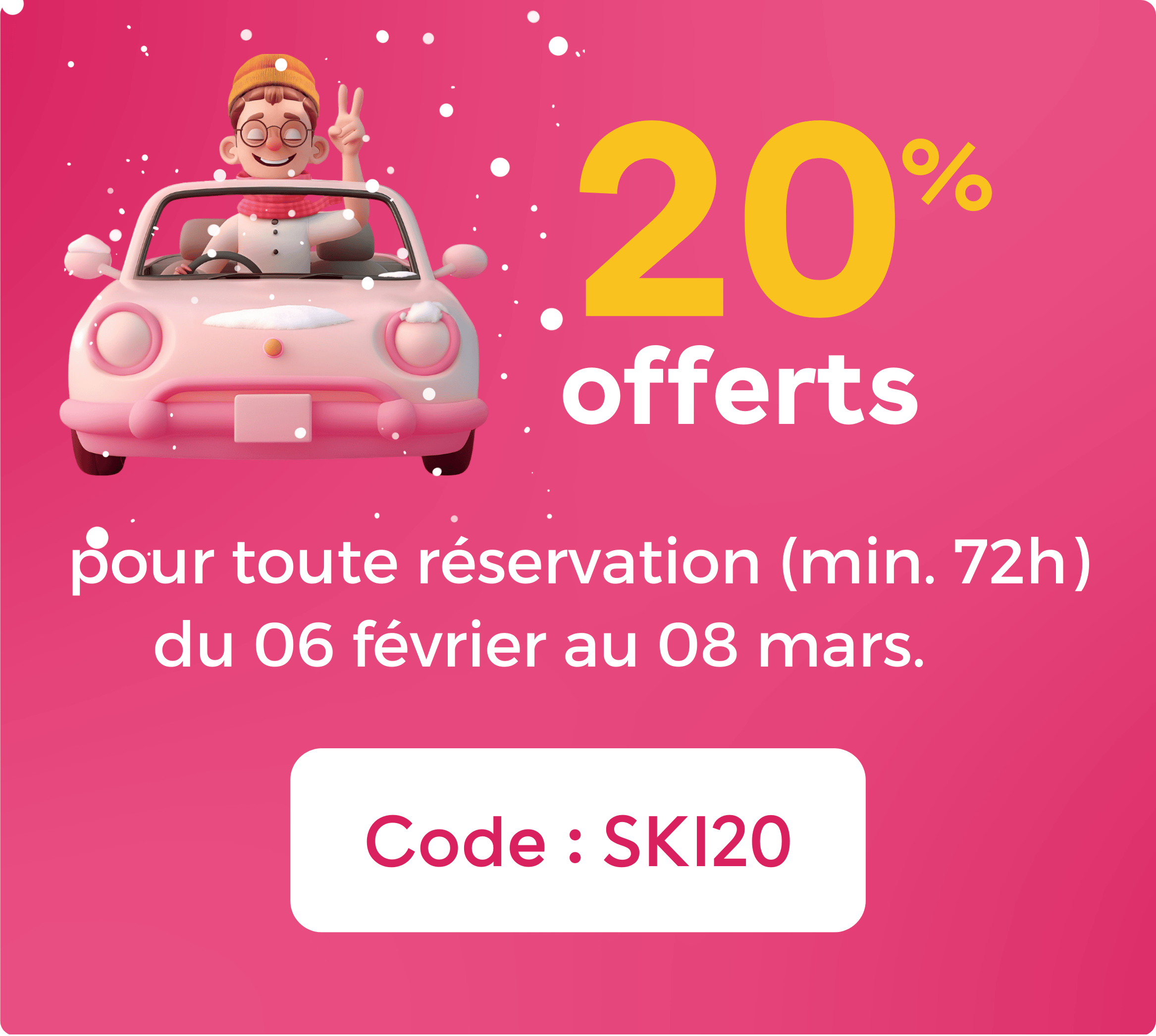 encart promotionnel de l'offre